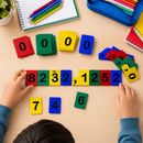 Aprendendo com Fichas Sobrepostas para Numeração 2 em 1