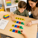 Aprendendo com Fichas Sobrepostas para Numeração