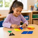 Aprendendo com Frações no Hexágono com Mosaicos