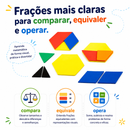 Aprendendo com Frações no Hexágono com Mosaicos