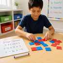 Aprendendo com Fichas 2 cores - Material Pedagógico de Matemática