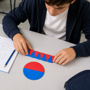 Área do círculo - Imantado - Material Pedagógico de Matemática