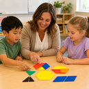 Aprendendo com Frações no Hexágono com Mosaicos