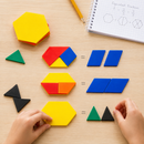 Aprendendo com Frações no Hexágono com Mosaicos