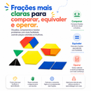 Aprendendo com Frações no Hexágono com Mosaicos