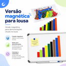Barrinhas Coloridas (Cuisenaire) - Imantado com Prancha