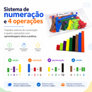 Barrinhas Coloridas (Cuisenaire) - Imantado com Prancha
