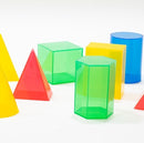 Estudo de Sólidos Geométricos 3D – Conjunto com 11 Peças