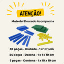 Material Dourado Plástico Encaixável – Base 10 com Conectividade