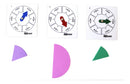Jogando com as Frações Circulares – Kit Montessori com Roletas