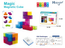 Cubo Soma Magnético – Kit Lógica 3D com 108 Cartas de Desafio