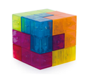 Cubo Soma Magnético – Kit Lógica 3D com 108 Cartas de Desafio