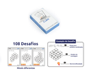Cubo Soma Magnético – Kit Lógica 3D com 108 Cartas de Desafio