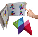 Tangram Magnético Multicores – Quebra-Cabeça Educativo 13 Peças