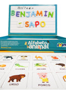 Alfabeto Animal Magnético – Livro Interativo e Lousa para Alfabetização