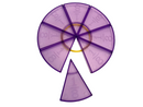 Kit Frações Circulares Empilháveis MMP – Metodologia Montessori (Lançamento)