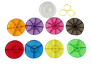 Kit Frações Circulares Empilháveis MMP – Metodologia Montessori (Lançamento)